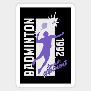 Badminton Design Gift Sticker